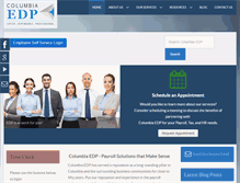 Tablet Screenshot of columbiaedp.com